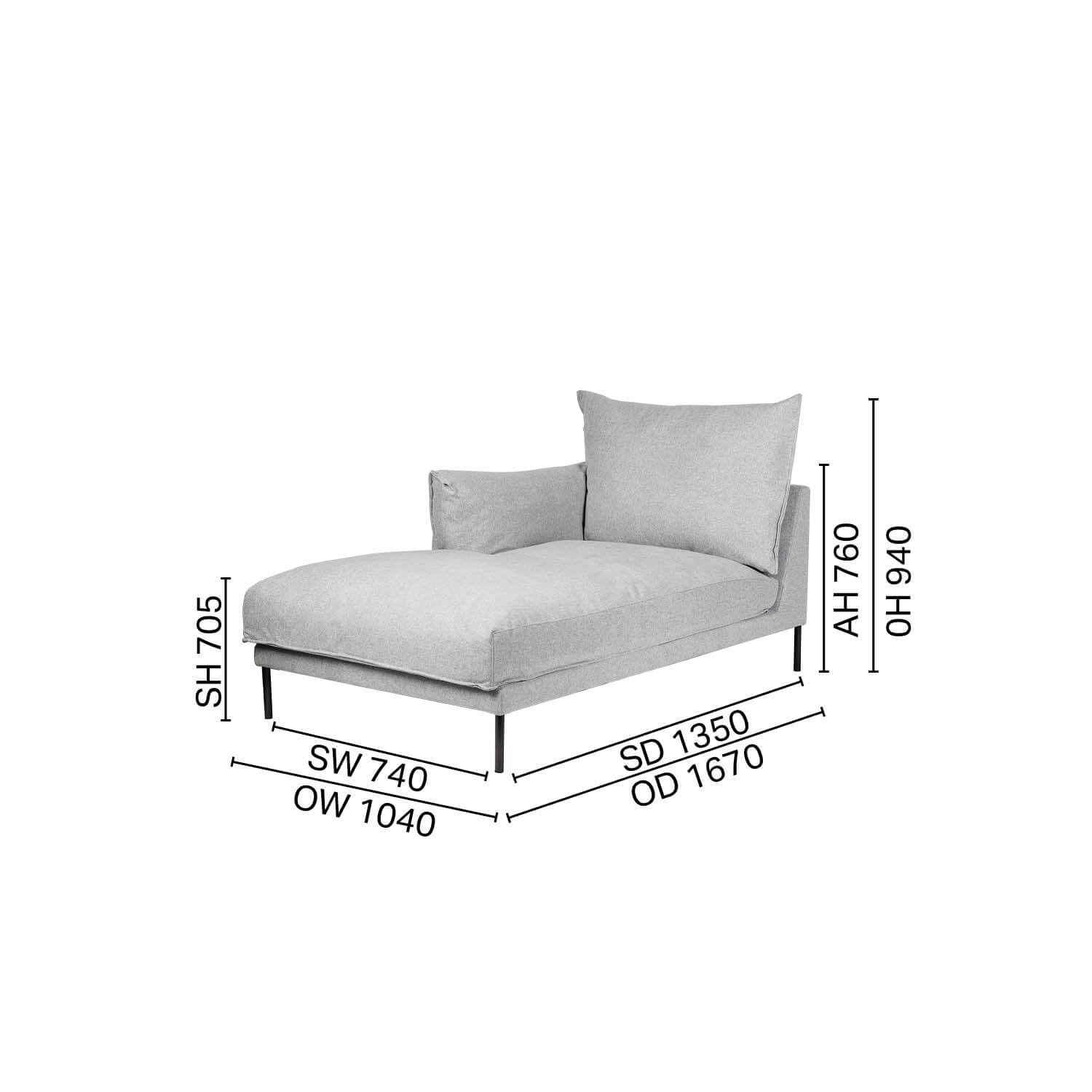 Elva Chaise Sofa